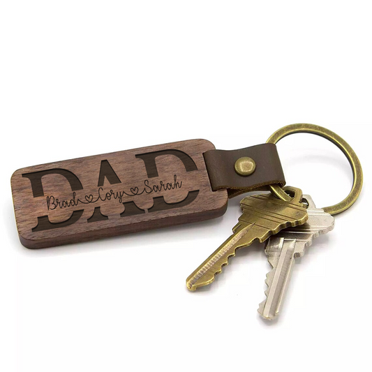 Loving Dad - Personalized Keychain